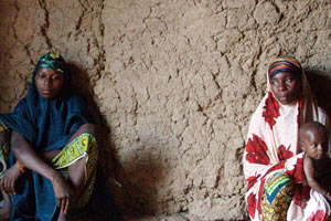Chief's wives in Bargaja, Niger. The average woman in Niger gives birth to seven children. The country's population is among the fastest growing in the world. 